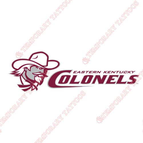 Eastern Kentucky Colonels Customize Temporary Tattoos Stickers NO.4320